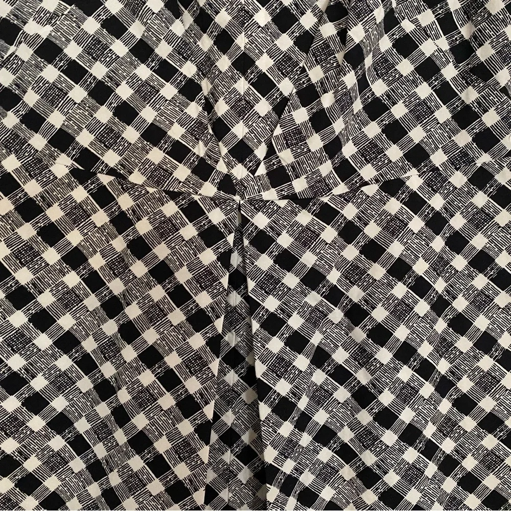 Women’s Brooks Brothers Black&White Gingham Plaid Print Cap Sleeve Dress Size 10